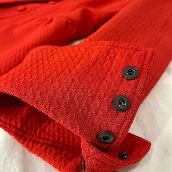 Armani Collectioni jacket, EUC, lined, body con Italian Sz 50, red, authentic - Picture 7 of 16